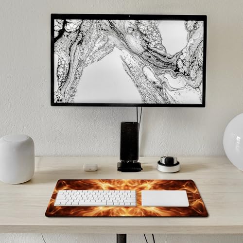 Mouse Pad Gaming Diseño Llama 60x30 cm Antideslizante miniatura 7