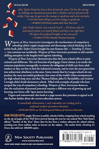 Weapons of Mass Instruction: A Schoolteacher's Journey Through the Dark World of Compulsory Schooling - Image 3