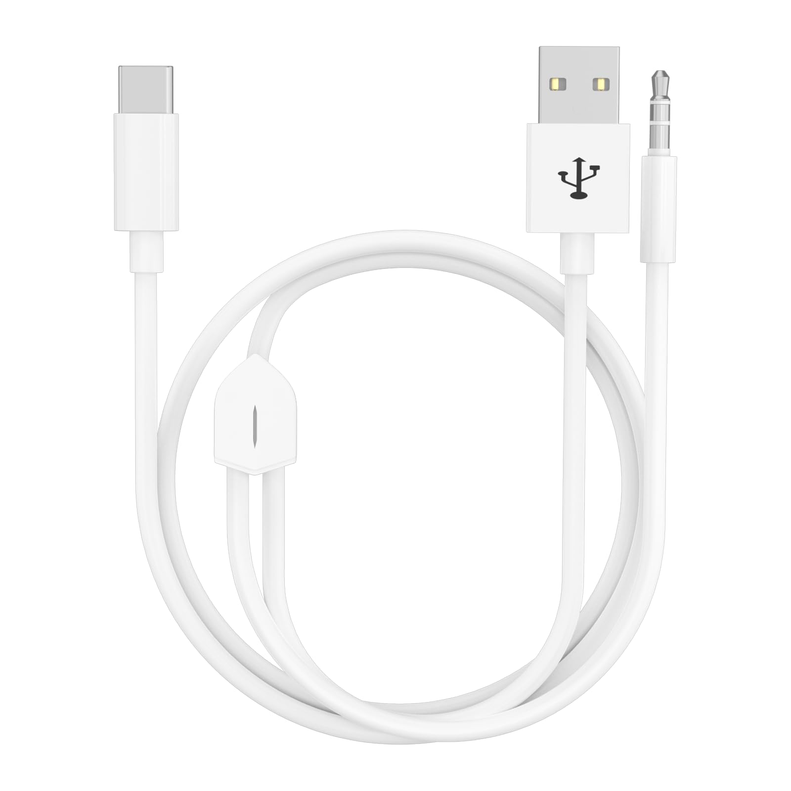 [MFi Certified] USB C to 3.5mm Charging Audio Cable for iPhone16 15,2 in 1 USB C to 3.5mm Headphone Aux Cord for Car Audio Stereo Speaker Compatible with iPhone 16/16 Pro/16 Pro Max/15/15Pro/15Pro Max