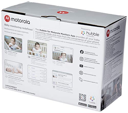 Baba Eletronica Motorola Lux64 Connect 4, 3 Video Wi Fi, Motorola, Branca, Motorola, Branca, 56Mmx72