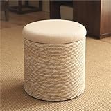 【Structure robuste en bois massif】La structure interne du tabouret est constituée d'une structure en bois massif, gage de durabilité et de robustesse. Cette structure assure un soutien solide au tabouret et garantit sa stabilité et sa résistance à la déformation lors de son utilisation.