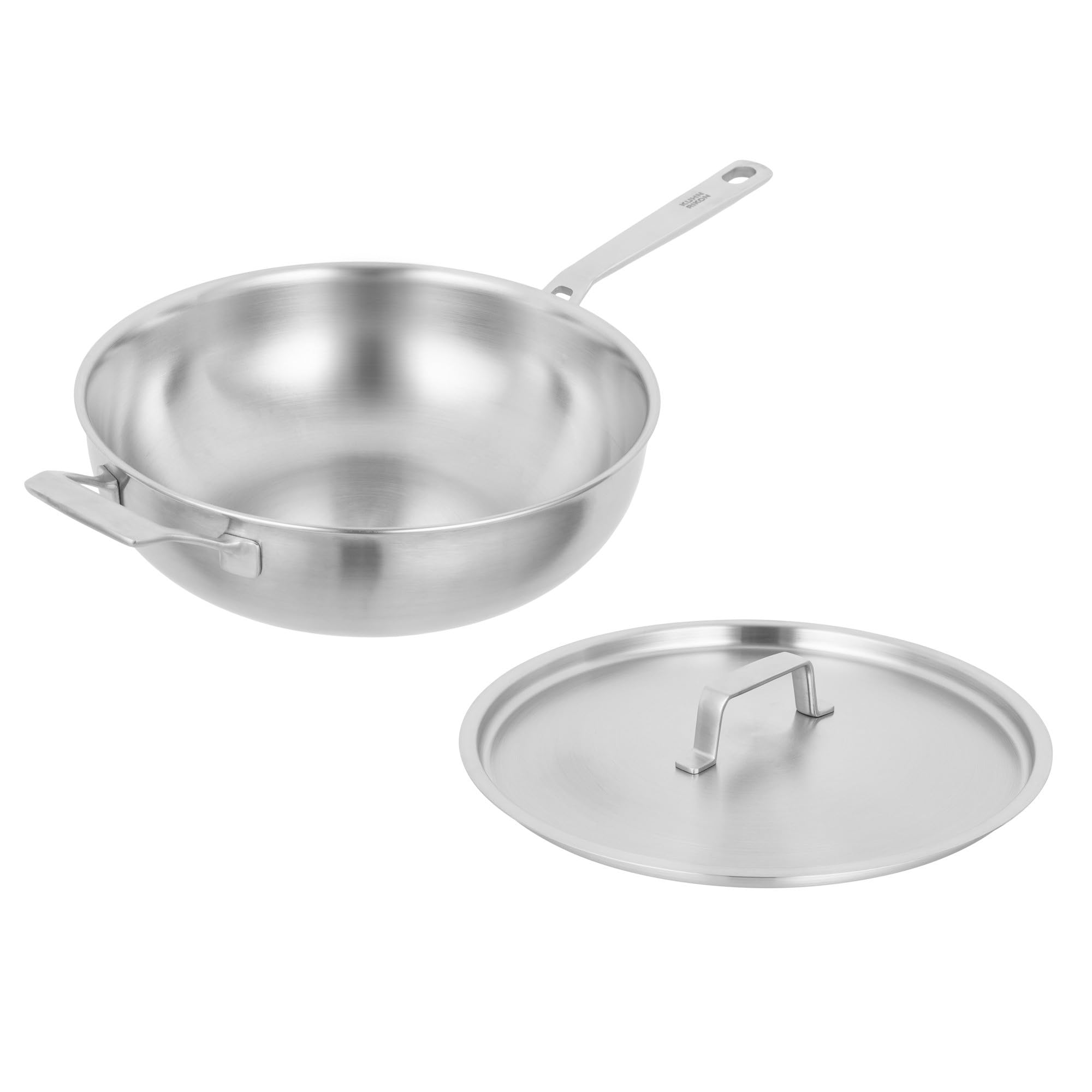 KUHN RIKON Culinary Fiveply Wok 28 cm mit Deckel - Edelstahl Induktion