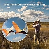 usogood High Power 12x50 Binoculars for Adults with BaK-4 Prisms & FMC Lens, Waterproof Green Binoculars for Bird Watching Stargazing Hunting Hiking and Traveling - Image 4