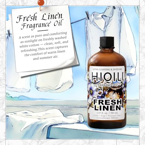 HIQILI 100ML Aceite Esencial de Mirra y 150ML Aroma Fresh Linen miniatura 4