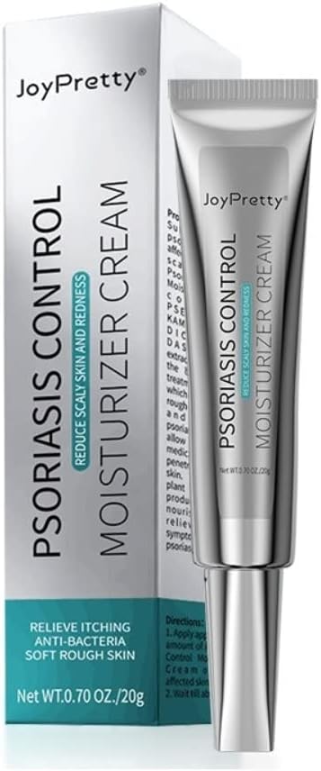KANZA - Psoriasis Relief Cream | Anti Bacterial Control Moisturizer Cream | Control & Reduce Scaly Skin and Redness - Natural Herbal Cream For Eczema Dermatitis Psoriasis Vitiligo Skin | Unisex - 20g