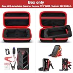 Case for NEXPOW Q10s T11F for AstroAI S8 for BIUBLE for BUTURE for Weego Portable Jump Starter, Jump Start Battery Pack Booster Bag, Car Battery Jumper Starter Power Pack Storage Holder (Box Only)
