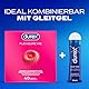 Durex Pleasure Me Kondome – Mit Noppen & Rippen, anatomischer Easy-On-Form & mit viel Silikongleitgel befeuchtet – 40 Kondome (1er Pack)