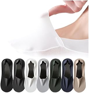 شرابات نصفية للنساء بتصميم بدون كعب وخيط خلفي غير مرئي مبطنة للقدم بقصة منخفضة جدا مع حبال تثبيت ووسادة مبطنة للكعب من جولينياو، 3 أزواج