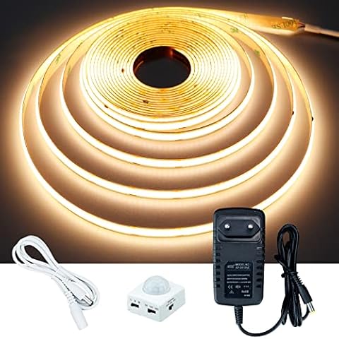 GOMING Tira LED Sensor de Movimiento COB 5M Cover