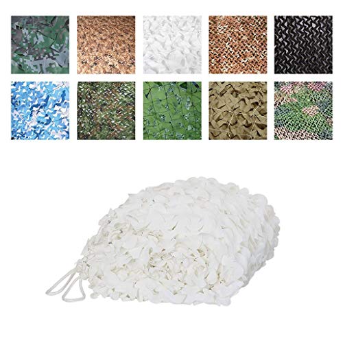 Filet de camouflage blanc pergola militaire ombrage terrasse tente et jardin