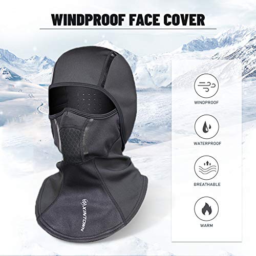 Chapéu de Ciclismo, Andoer Boné de ciclismo balaclava capa térmica à prova d'água à prova de vento