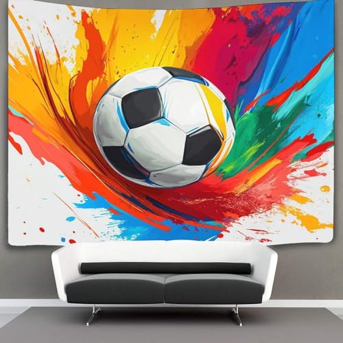 Tapisserie murale football kaiyun grand art mural de plafond aux finitions soignées
