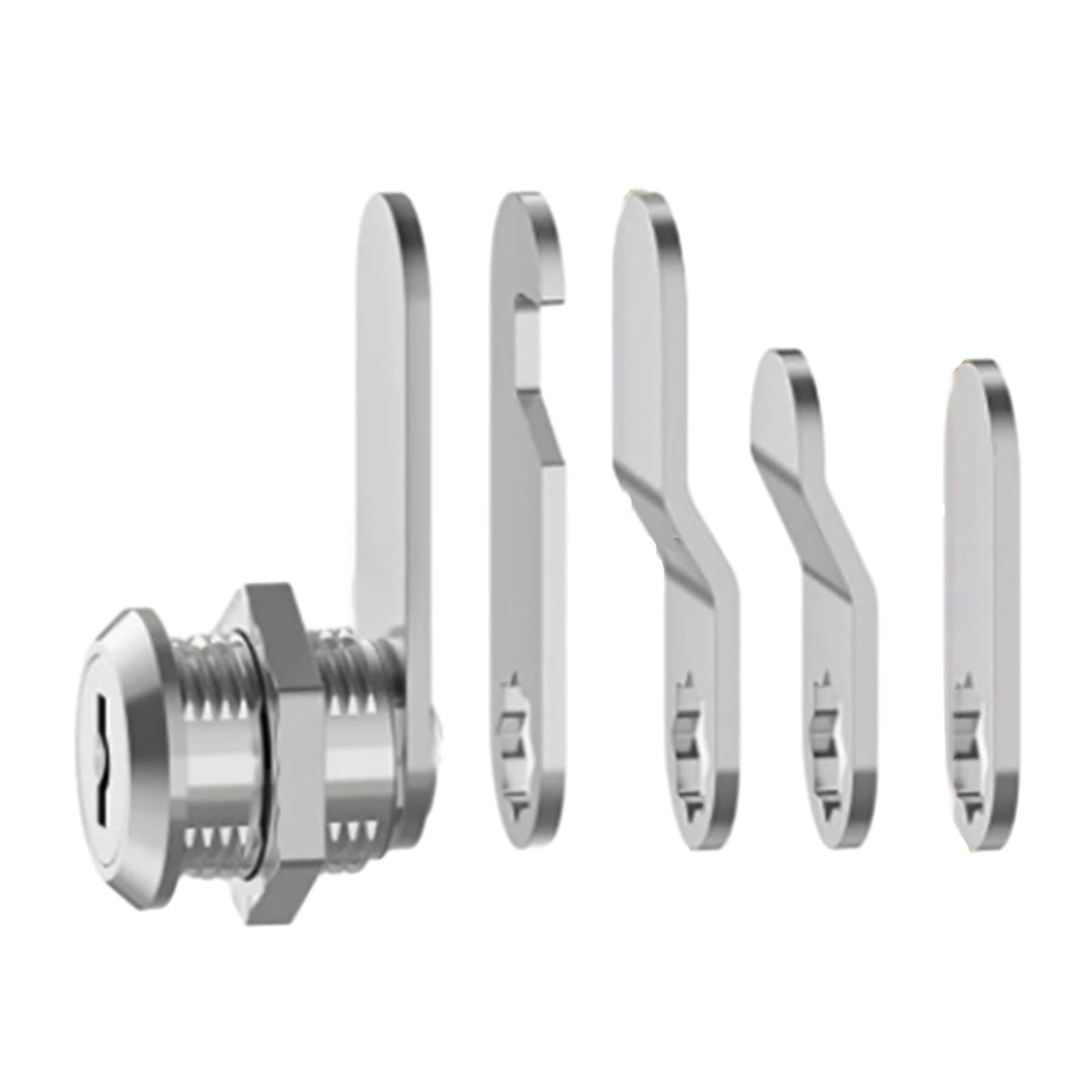 Kjbdqqh 16Mm A Cam Lock Home Cabinet Box Locker Cam Lock 16/30Mm Barrel Drawer Sturdy Mailbox Accessories With 5 Keys For Cupboard(16Mm A)