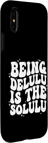 Miniatura 9 de Carcasa retro divertida para iPhone 11 Pro Being Delulu Is The Solulu