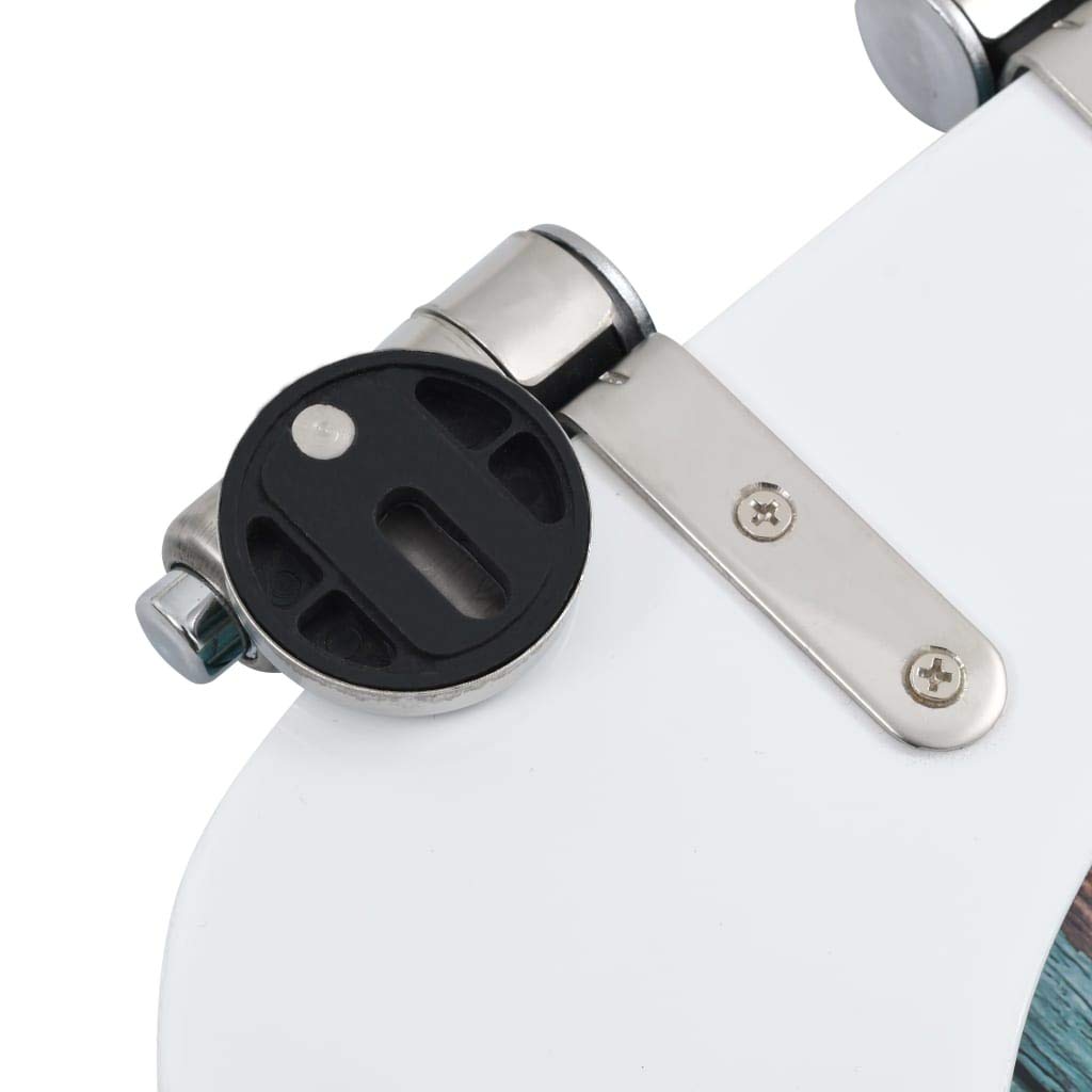 Tavoletta copriwater con abbassamento automatico, in MDF, design legno anticato, robuste cerniere in zinco cromato, larghezza regolabile 12-20 cm, adatto per comuni