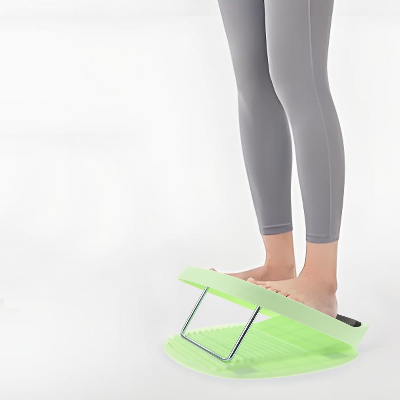 Toyvian Tabla elástica Tabla Inclinada para Estirar Tabla de Estiramiento de pantorrillas Tabla para Estirar los pies Estribo Inclinado Tablero Inclinado páginas Green