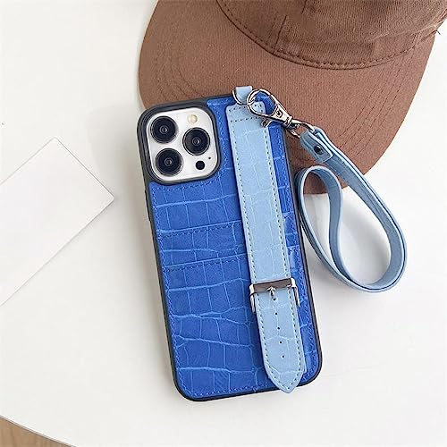 Coque iPhone 12 Pro Max de luxe chic double clip sangle amovible et dragonne premium