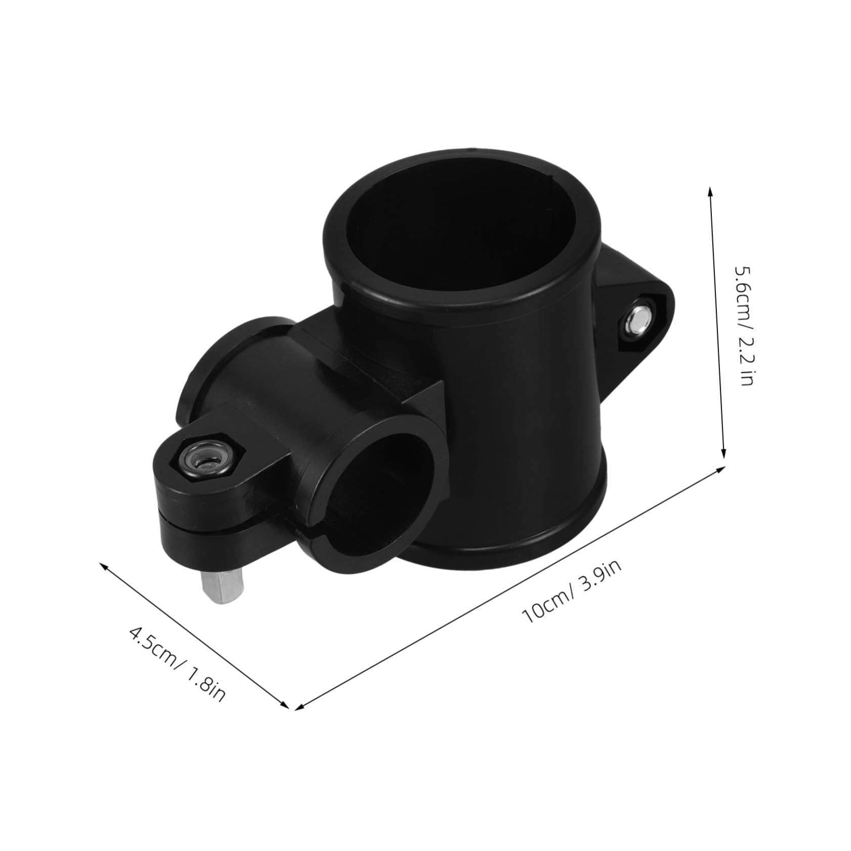 BESPORTBLE Vertical Drum Clamp Single Drum Clamp Drum Rack Right Angle Clamp Electronic Drums Rack t Clamp Drum Rack Clamp Drum Rack Tube Clamp Clamp Drum Rack t Clamp Plastic Black