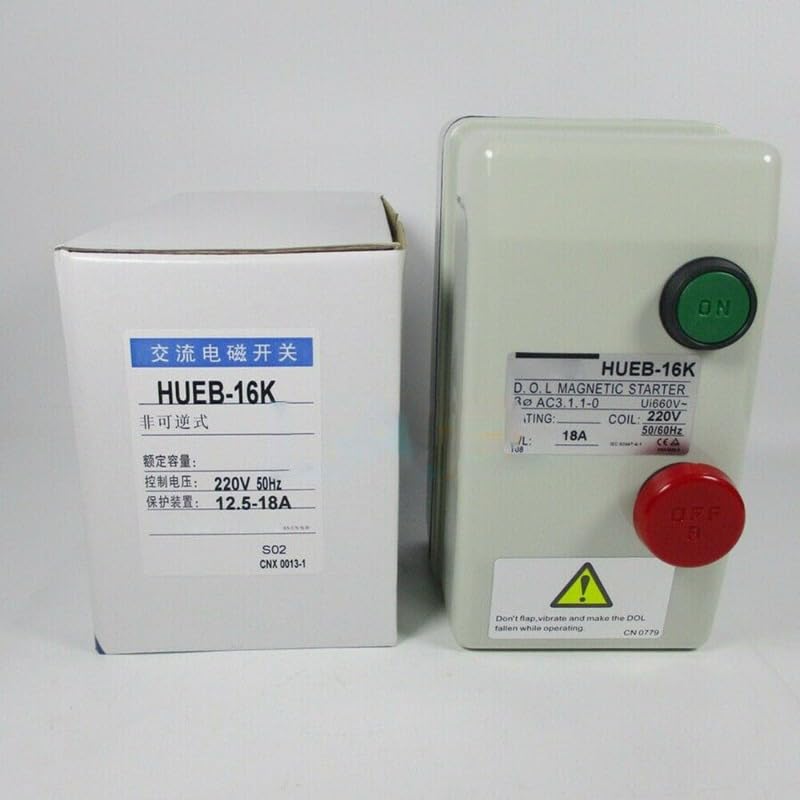 One piece set suitable for controlling motor 12.5A-18A 3-phase 220V magnetic starter HUEB-16K