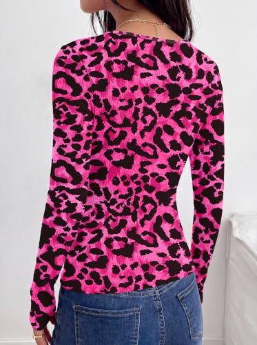 Ekouaer Long Sleeve Shirts for Women Ribbed Top Slim Fit Thermal Undershirt - image 5