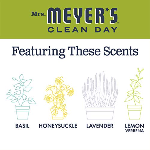 Mrs. Meyer's Kitchen Essentials Set, Includes: Hand Soap, Dish Soap, And All Purpose Cleaner, Lemon Verbena, 3 Count Pack #TOP6
