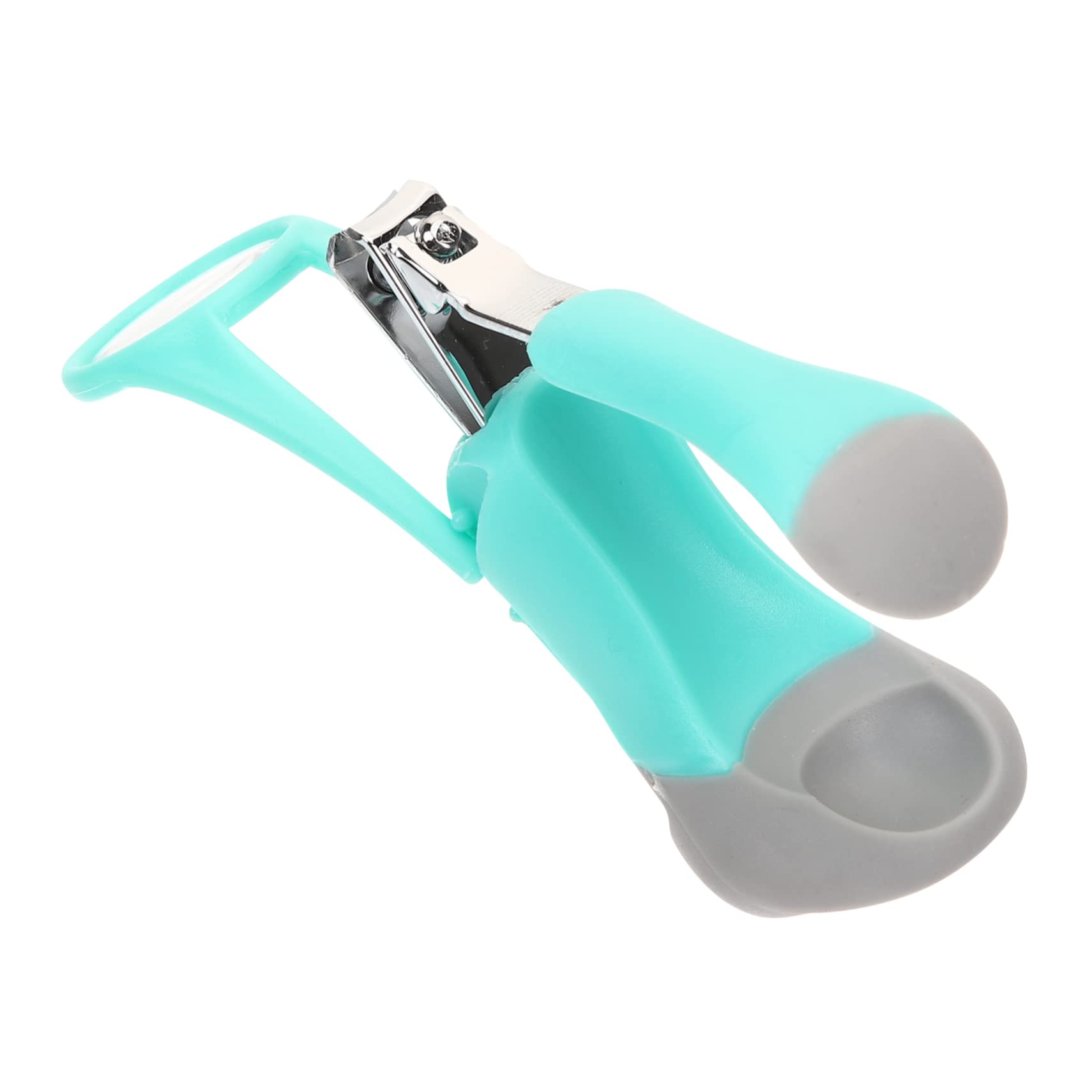VICASKY 5piezas Cortaúñas Con Lupa Plegable Para Adultos y Diseño Ergonomico y Práctico Para Manicura y Pedicura Para Mayores y Viajes Incluye Lupa Reductora De Estrés Visual