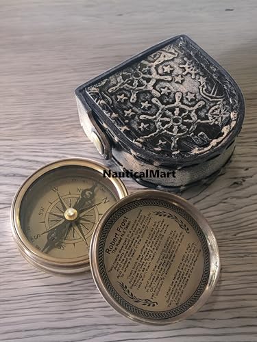 Brújula de Latón Grabada Regalo para Nieto miniatura 6