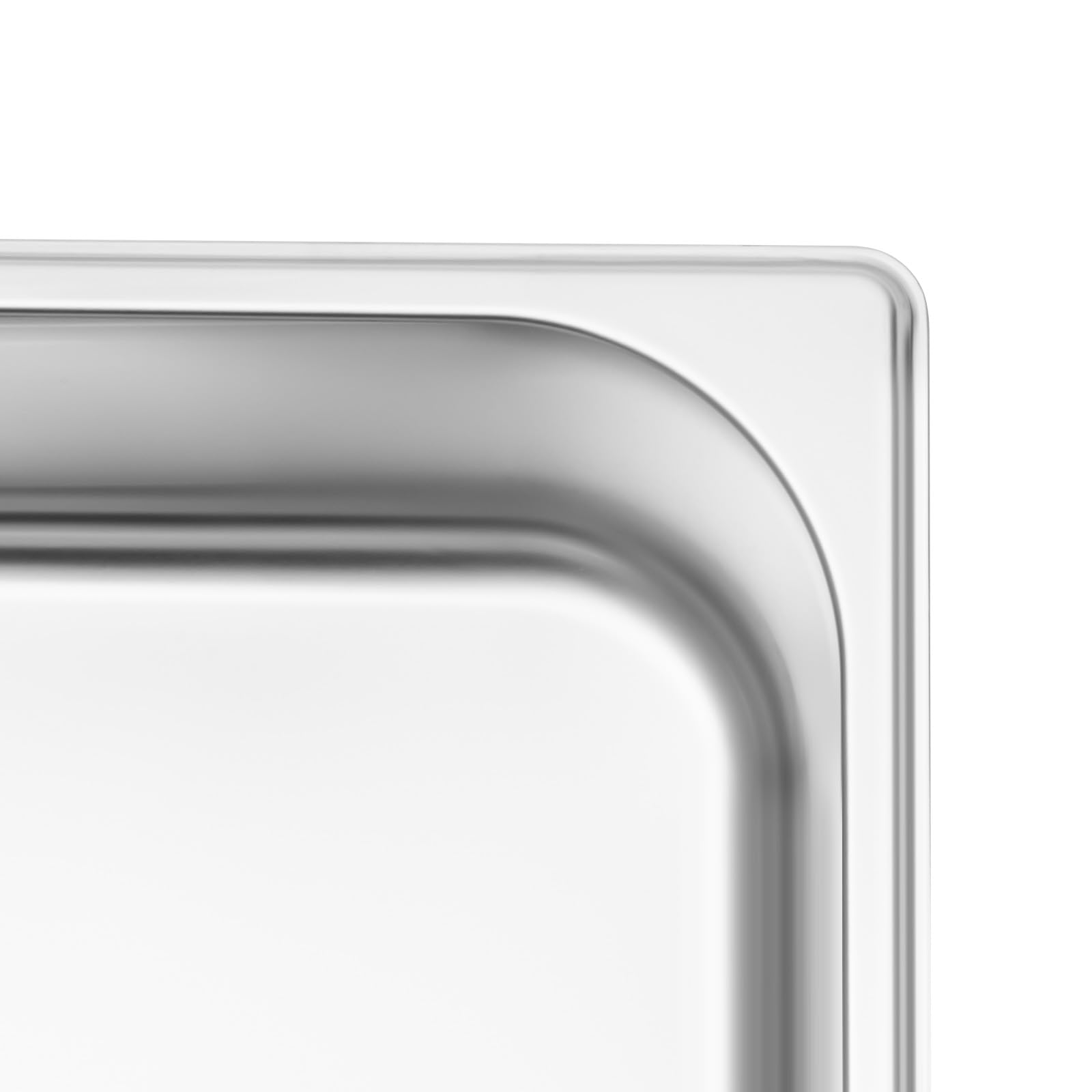 4 recipientes de acero inoxidable, sartenes de hotel, catering, buffet, bandeja, recipiente para alimentos, tapa, porciones, fiestas, asados, horneado, pasteles, 50,8