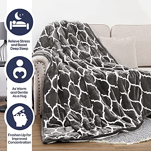 Cottonblue Cobertor de lã de ovelha marroquino com peso de 9 kg para adultos, cobertor de cama macio