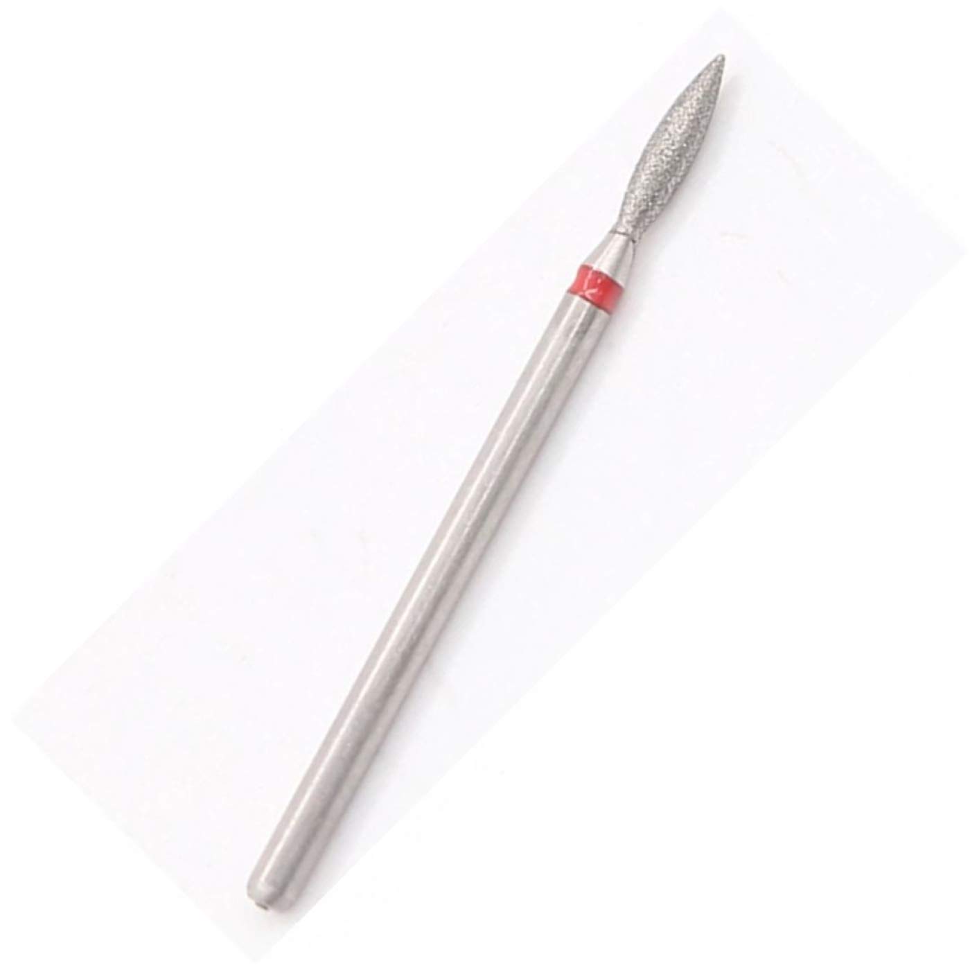 Natury Nails Set of 3 Diamond Cutter Flame Type Nail Lathe 2.3 mm Drill Bit Russian Manicure Manicure (Fine Grained) - Image 4