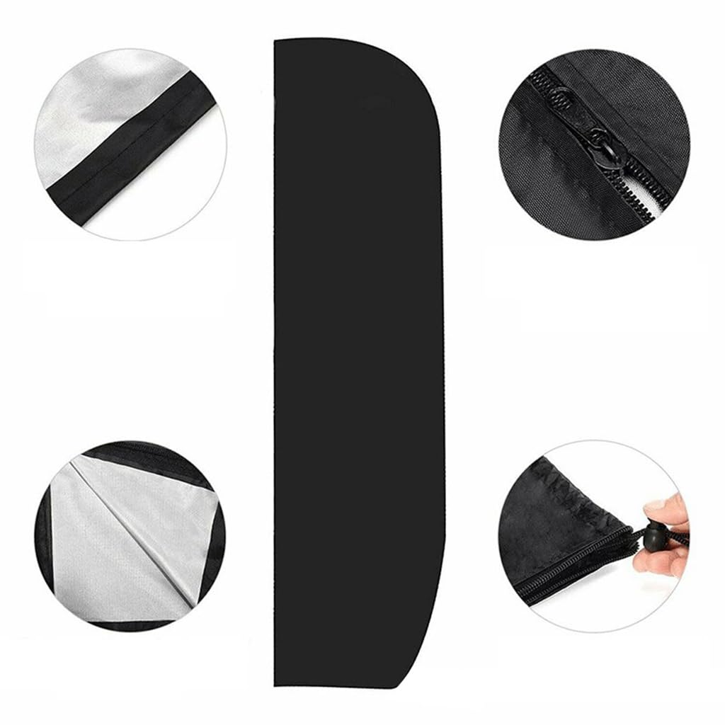 YFaith Ampelschirm Schutzhülle 57×240 Cm - Wasserdichte Abdeckung Für Garten & Pool