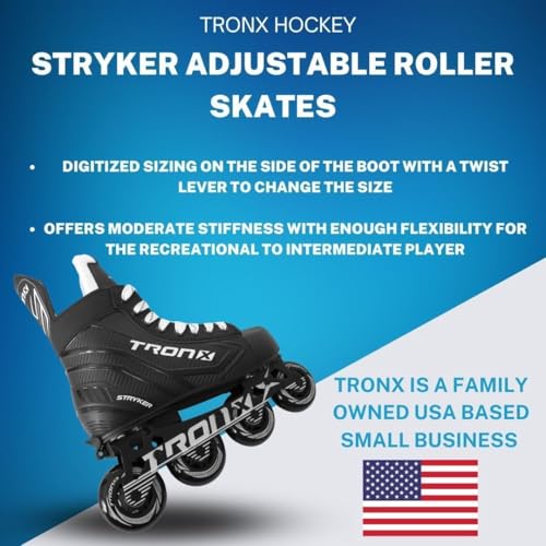 Patins de hockey TronX Stryker ajustables pour éviter de changer de pointure - 4