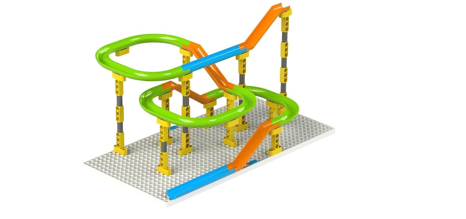 Kiti Kits Marble Run Design & Build Your Own Track 118 pcs Age 5 to 14 Years Players 1 and More-image-21