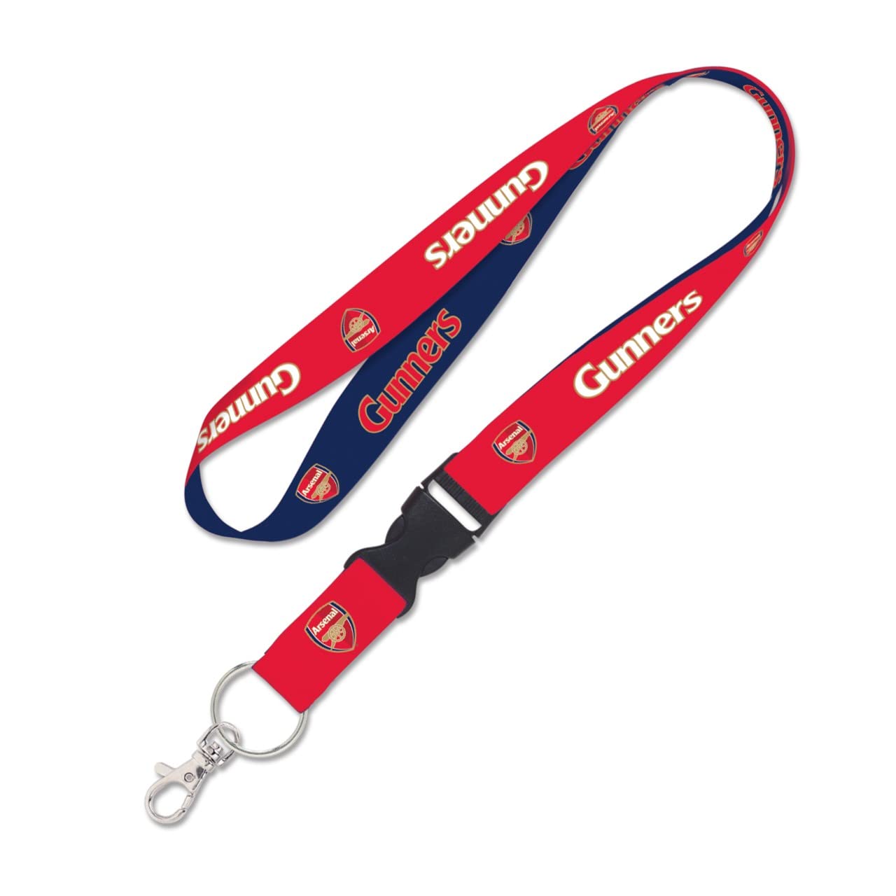 Arsenal Lanyard | Two Tone Strap "Gunners" | Arsenal FC | Official Licensed Product