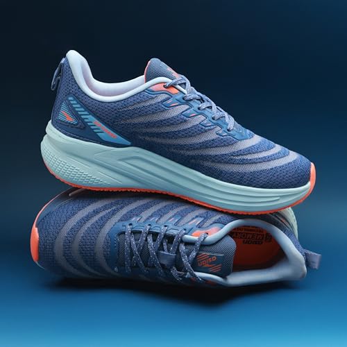 Image of ASIAN Powerplay-25 Men's Running Shoes | Knit Mesh Upper Lightweight Shoes | Memory Foam Technology | Premium Athletic Sneakers for Sports & Gym