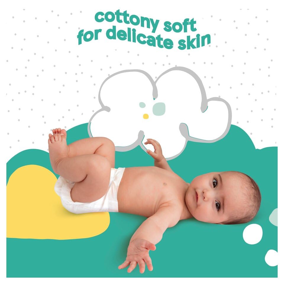 2X Fred Flo Size Nappies Newborn 58 Pack