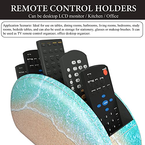 Support de télécommande grand format avec motif plage de sable - 5