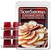 ScentSationals Cinnamon Apples Scented Wax Melts – Apple, Cinnamon, & Brown Sugar, 10oz (24 Cubes)