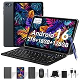 TABWEE Tablet, 2026 Android 16 Tablet with Keyboard Mouse and Pen, Gemini AI 10 Inch Tablets,18GB RAM +128GB ROM+2TB, 6000mAh, 1080P, 5G WiFi, Bluetooth 5.0, AI Camera, GPS, OTG, 4 Years Warranty