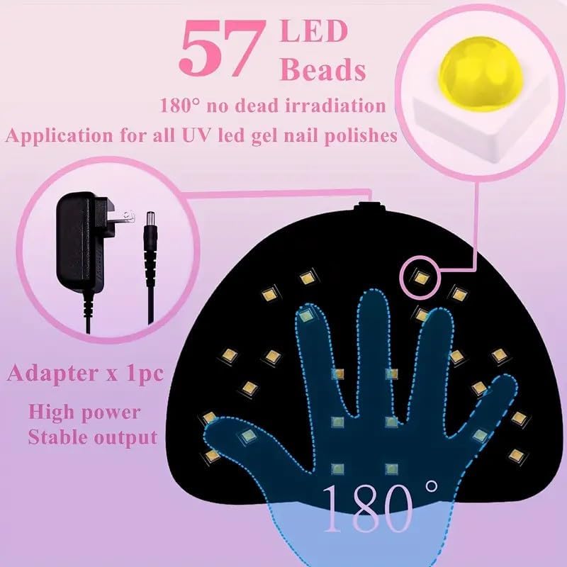 Back view of the SUN C4 Plus nail lamp showing the power input