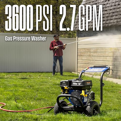 image for Westinghouse WPX3600 Gas Pressure Washer, 3600 PSI and 2.7 GPM, Onboar