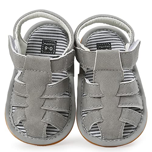 Neband Baby Girl Boy Sandals, Premium Soft Anti-Slip Sole Infant Baby Sandals 6-12Months Summer Casual Beach Shoes Bowknot Princess Dress Flats Prewalker First Walker Shoes #TOP17
