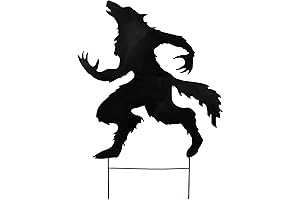 Eerie Werewolf Standing Tall for Halloween Night