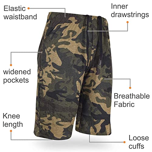 Shorts infantiles elásticos de algodón transpirable en pack de 3 piezas 2