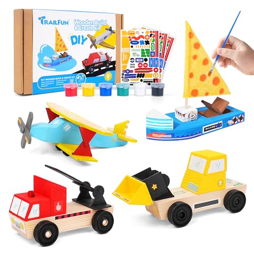 Wooden Build Paint Art Crafts Kit