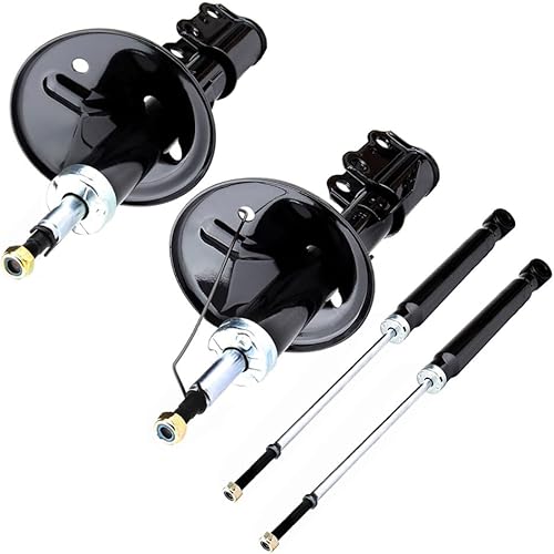 SCITOO Amortiguadores delanteros y traseros (4 piezas) para Toyota, amortiguadores para Toyota Sienna 2004-2006 con amortiguadores automáticos