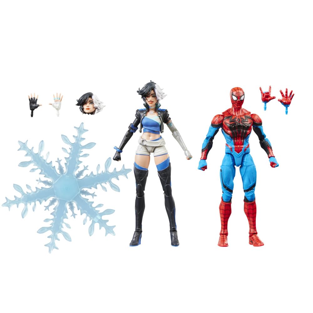 Marvel Legends Series, Marvel Rivals, Spider-Man y Luna Snow, Figuras coleccionables de 15 cm inspiradas en el Videojuego