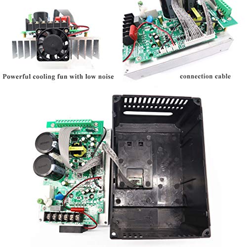CNC 2.2KW VFD Variable Frequency Driver,PWM control spindle inverter AC220V 2.2KW Single Phase Input Three-phase Output(VFD-2.2KW)