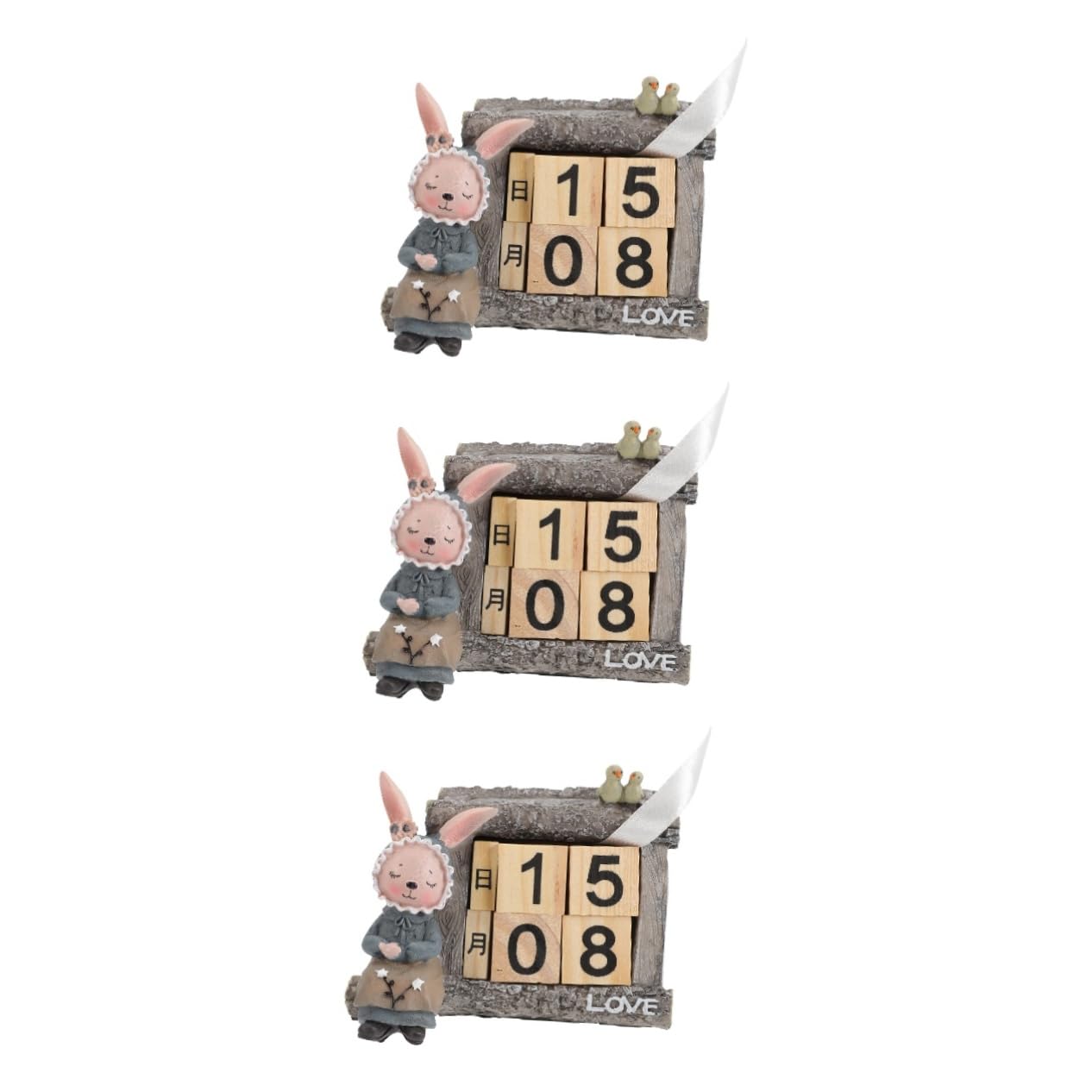 3 pezzi Calendario Conto alla rovescia Blocchi Natale L'ufficio Calza imbottita Decorazioni per la tavola di nozze Decorazioni per l'ufficio Decorazioni per la casa Decorazioni da tavolo per