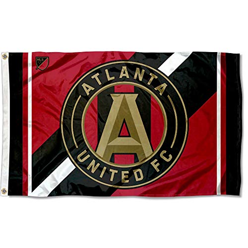 Drapeau Atlanta United FC solide avec œillets pour résister au vent extérieur